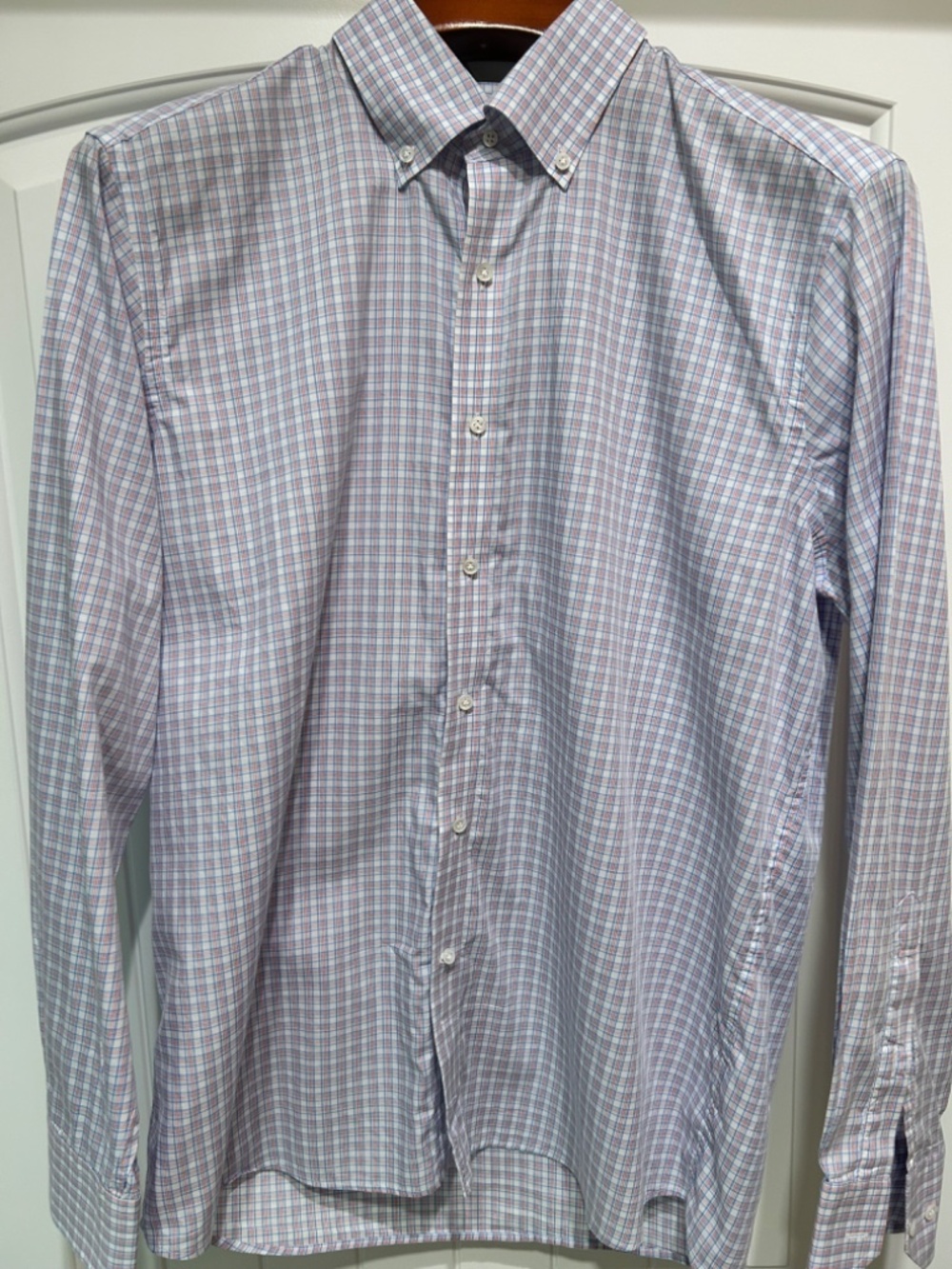 Peter Millar Crown Crafted Poplin Shirt, Size L, $25, $250